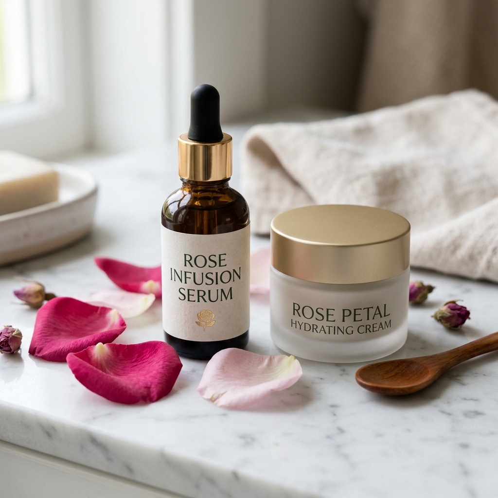 Close-up of premium skincare product